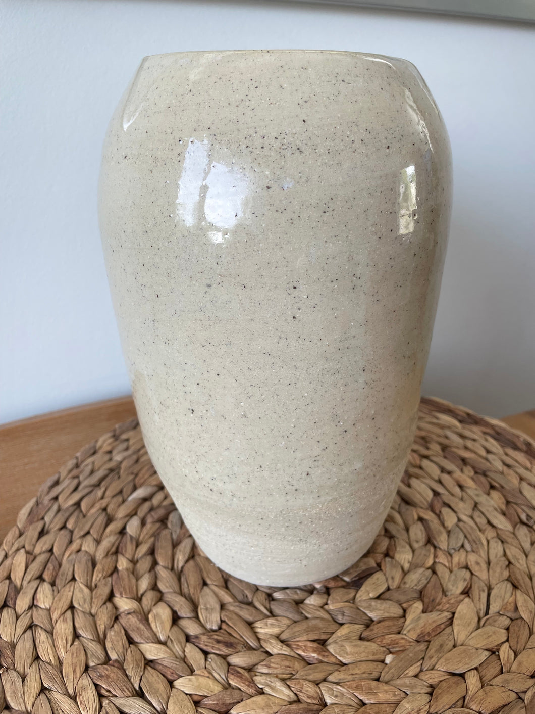 Large Vase, Clear Glaze